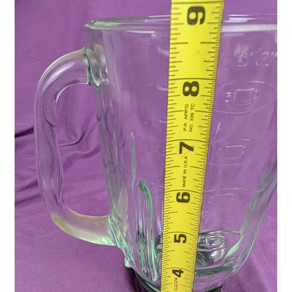 VTG Oster 5 Cup 1.25L Glass Blender Jar Lid Blade Fits Osterizers Beehive & 4242